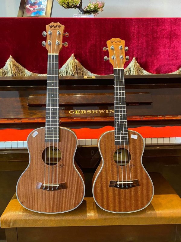 Ukulele Tenor BWS màu gỗ có viền